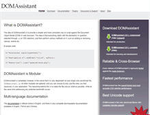 Tablet Screenshot of domassistant.com